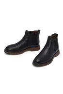 Erkek Siyah Deri Chelsea Bot | Derimod