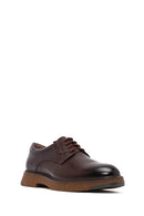 Men's Brown Lace Up Leather Casual Shoes | Derimod