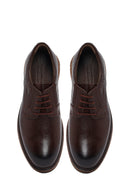 Men's Brown Lace Up Leather Casual Shoes | Derimod