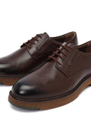 Men's Brown Lace Up Leather Casual Shoes | Derimod