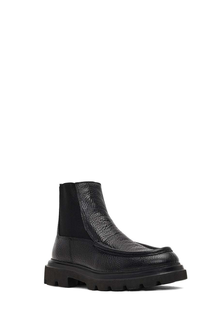 Male Black Leather Chelsea Boots