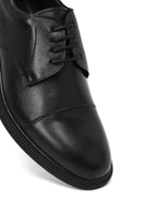 Erkek Siyah Bağcıklı Deri Casual Ayakkabı | Derimod