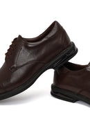 Erkek Kahverengi Bağcıklı Deri Casual Ayakkabı | Derimod