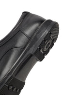 Erkek Siyah Bağcıklı Deri Casual Ayakkabı | Derimod