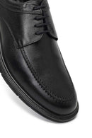 Erkek Siyah Bağcıklı Deri Casual Ayakkabı | Derimod