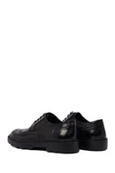 Men's Black Thick-Soled Leather Casual Shoes | Derimod