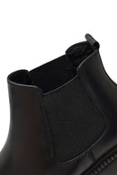 Men's Black Leather Chelsea Boot | Derimod