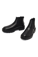 Men's Black Leather Chelsea Boot | Derimod