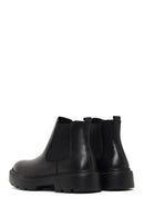 Men's Black Leather Chelsea Boot | Derimod