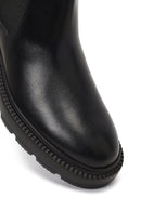 Men's Black Leather Chelsea Boot | Derimod