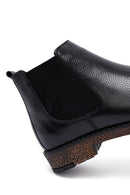 Male Black Leather Chelsea Boots | Derimod