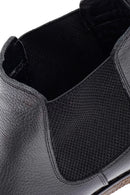 Male Black Leather Chelsea Boots | Derimod