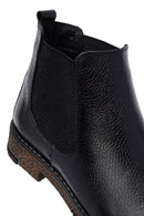 Male Black Leather Chelsea Boots | Derimod
