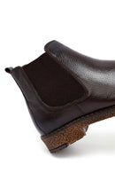 Male Brown Leather Chelsea Boots | Derimod