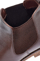 Male Brown Leather Chelsea Boots | Derimod