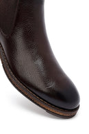 Male Brown Leather Chelsea Boots | Derimod