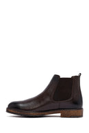 Male Brown Leather Chelsea Boots | Derimod