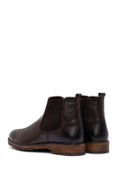 Male Brown Leather Chelsea Boots | Derimod