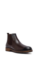 Male Brown Leather Chelsea Boots | Derimod