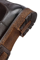 Male Brown Leather Chelsea Boots | Derimod