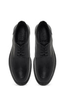 Erkek Siyah Bağcıklı Deri Casual Ayakkabı | Derimod