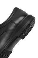 Erkek Siyah Bağcıklı Deri Casual Ayakkabı | Derimod