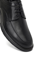 Erkek Siyah Bağcıklı Deri Casual Ayakkabı | Derimod