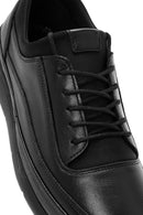 Erkek Siyah Bağcıklı Deri Casual Ayakkabı | Derimod