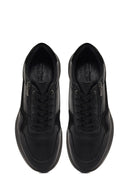 Erkek Siyah Bağcıklı Deri Casual Ayakkabı | Derimod