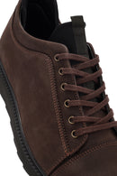 Men's Brown Lace-Up Nubuck Leather Casual Shoes | Derimod