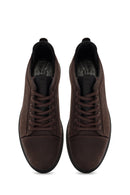 Men's Brown Lace-Up Nubuck Leather Casual Shoes | Derimod