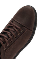 Men's Brown Lace-Up Nubuck Leather Casual Shoes | Derimod