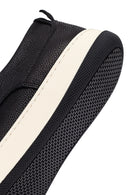 Men's Black Lace-Up Thick-Soled Leather Casual Shoes | Derimod