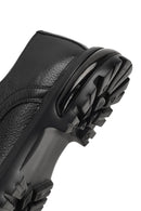 Erkek Siyah Bağcıklı Kalın Tabanlı Deri Casual Ayakkabı | Derimod