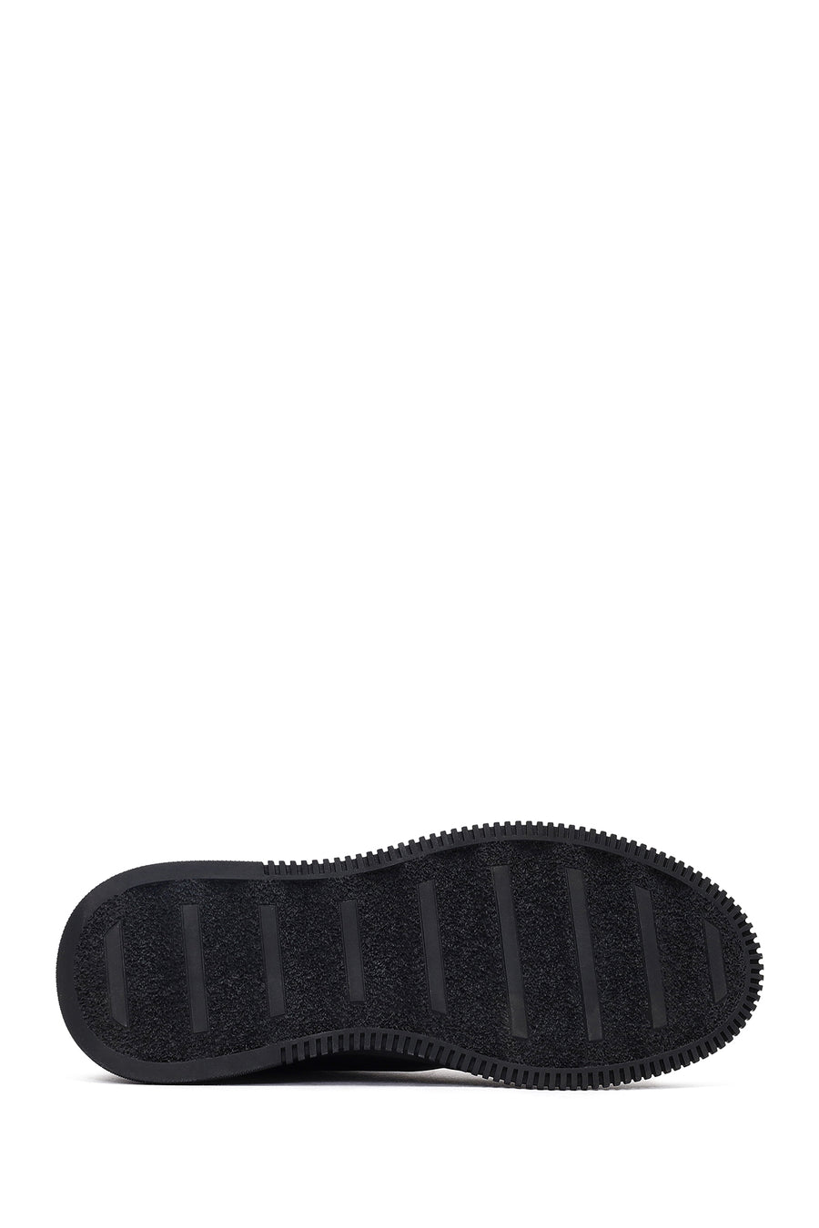 Erkek Siyah Bağcıklı Deri Casual Ayakkabı