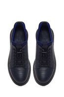 Erkek Lacivert Bağcıklı Deri Casual Ayakkabı | Derimod