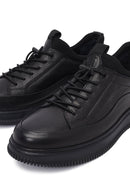 Erkek Siyah Bağcıklı Deri Casual Ayakkabı | Derimod