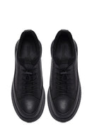 Erkek Siyah Bağcıklı Deri Casual Ayakkabı | Derimod