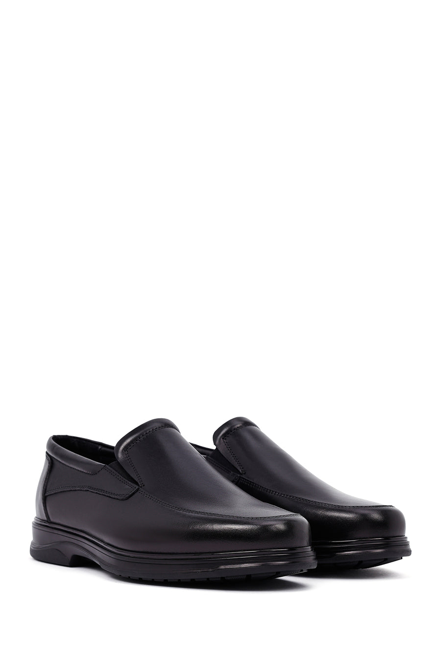 Erkek Siyah Deri Casual Loafer