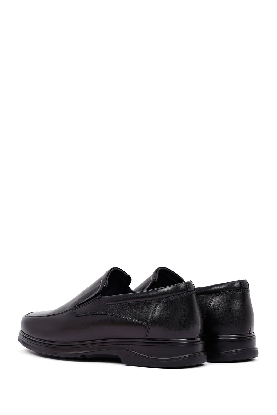 Erkek Siyah Deri Casual Loafer