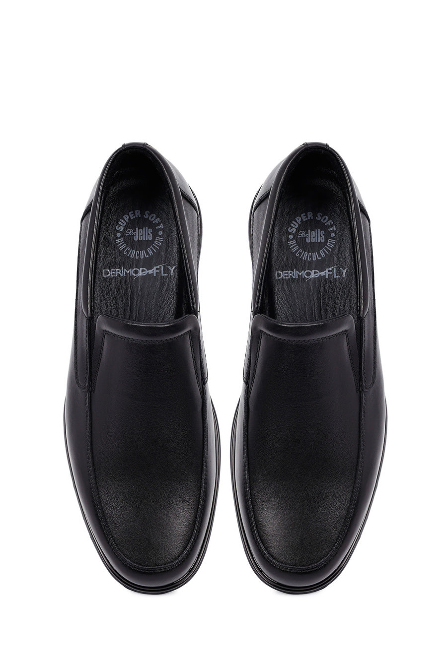 Erkek Siyah Deri Casual Loafer