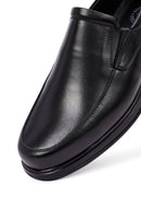 Men's Black Leather Casual Loafer | Derimod