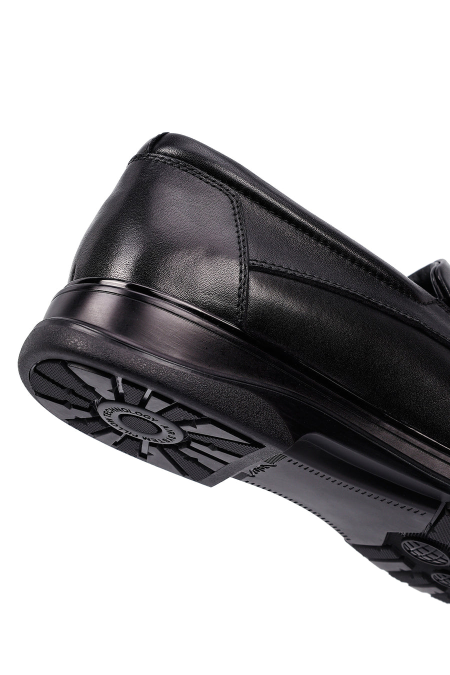 Erkek Siyah Deri Casual Loafer