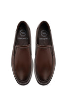 Men's Brown Leather Casual Loafer | Derimod