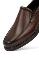 Men's Brown Leather Casual Loafer | Derimod