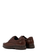Men's Brown Lace-Up Leather Casual Shoes | Derimod