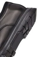 Erkek Siyah Bağcıklı Deri Casual Ayakkabı | Derimod