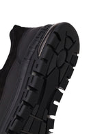 Erkek Siyah Bağcıklı Nubuk Deri Casual Ayakkabı | Derimod