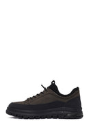 Men's Gray Lace-Up Nubuck Leather Casual Shoes | Derimod