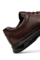 Men's Brown Lace-Up Leather Casual Sneaker | Derimod